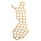 Pays européen Suomen Tasavalta finlande casquette de bière carte patriotique décor à la maison bouteille bouchon carte attrape vin casquettes Collection Art cadeau