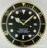 Montre en métal forme horloge murale montre-bracelet décoration de la maison calendrier horloge murale Cool avec Date