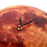 Pendule lune dorée horloge murale balançant sur la lune espace galaxie décor maison Supermoon horloge pleine lune avec balancier balançant