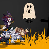 Horloge murale fantôme avec balançoire chauve-souris Vampire Halloween fantôme tenture murale Art décor artisanal Non coutil silencieux horloge murale montre