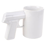 Livraison gratuite 1 pièce pistolet poignée tasses à café et tasses drôle pistolet tasse lait thé tasse créative bureau en céramique tasse à café Drinkware