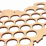 Personnalisé irlande bière casquette carte signe irlandais en bois suspendus carte meilleurs hommes cadeaux irlande bière casquette titulaire bière casquette affichage panneau