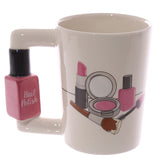 Fille outils Adore vernis à ongles en forme de poignée tasse vernis à ongles manipulé tasse cadeau Unique tasse à thé