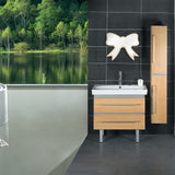 Papillon cravate acrylique miroir mural avec dos en bois cosmétique maquillage miroir fille chambre pépinière suspendus décoration murale cadeau pour elle