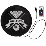 Billard accessoires 8 balle coloré LED enseigne néon salle de billard pool Room Logo personnalisé Snooker entreprise éclairage mur Art