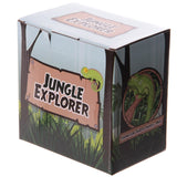 1 pièce forêt tropicale décalcomanie caméléon tasse en céramique Jungle Explorer 3D caméléon en forme de poignée Animal tasse à café cadeaux