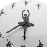 Horloge murale temps de Ballet ballerine danseur Ballet horloge décorative montre murale filles chambre danse Studio décor Ballet danseurs cadeau