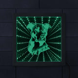 Pit Bull cadre Photo illuminé lumière LED miroir infini Pitties chien race magnifique miroir lumière chien éclairer cadre Photo