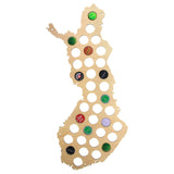 Pays européen Suomen Tasavalta finlande casquette de bière carte patriotique décor à la maison bouteille bouchon carte attrape vin casquettes Collection Art cadeau