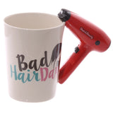 Livraison gratuite 1 pièce sèche-cheveux tasse en céramique dames outil sèche-cheveux tasse personnalisé coiffeur cadeau pour cosmétologue Salon propre