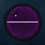 Étoile de la mort 3D Illusion d'optique LED enseigne au néon tableau fictif Mobile Station spatiale LED illuminé affichage veilleuse chambre décor