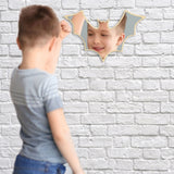 Miroir mural en forme de chauve-souris Halloween décor à la maison suspendu miroir acrylique chauve-souris avec dessus de Table en bois ou miroir de maquillage mural