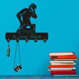 1 pièce vêtements porte-manteau crochet DJ votre nom porte mur crochet cintre personnaliser sac à main salle de bains cuisine toilettes clés titulaire décor