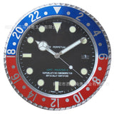 Montre en métal forme horloge murale montre-bracelet décoration de la maison calendrier horloge murale Cool avec Date