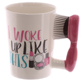 1 pièce beauté série tasse à café filles chambre tasse vanité décor maquillage inspiré mode cheveux brosse bureau thé tasse tasse