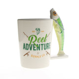 1 pièce rivière nouveauté Sardines poisson tasse Fisher homme tasse tasse à café tasse en céramique décor côtier bord de mer cadeau pour les meilleurs amis